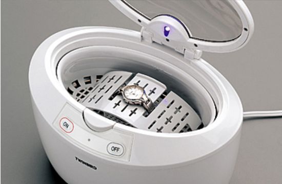超音波洗浄器　家庭用超音波洗浄器　ツインバード　EC-4518W