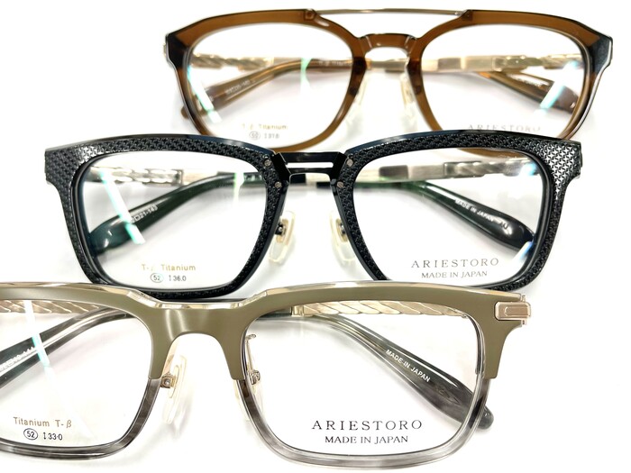 こだわりある男を印象づける最上級メガネ『ARIESTORO/アリエストロ 